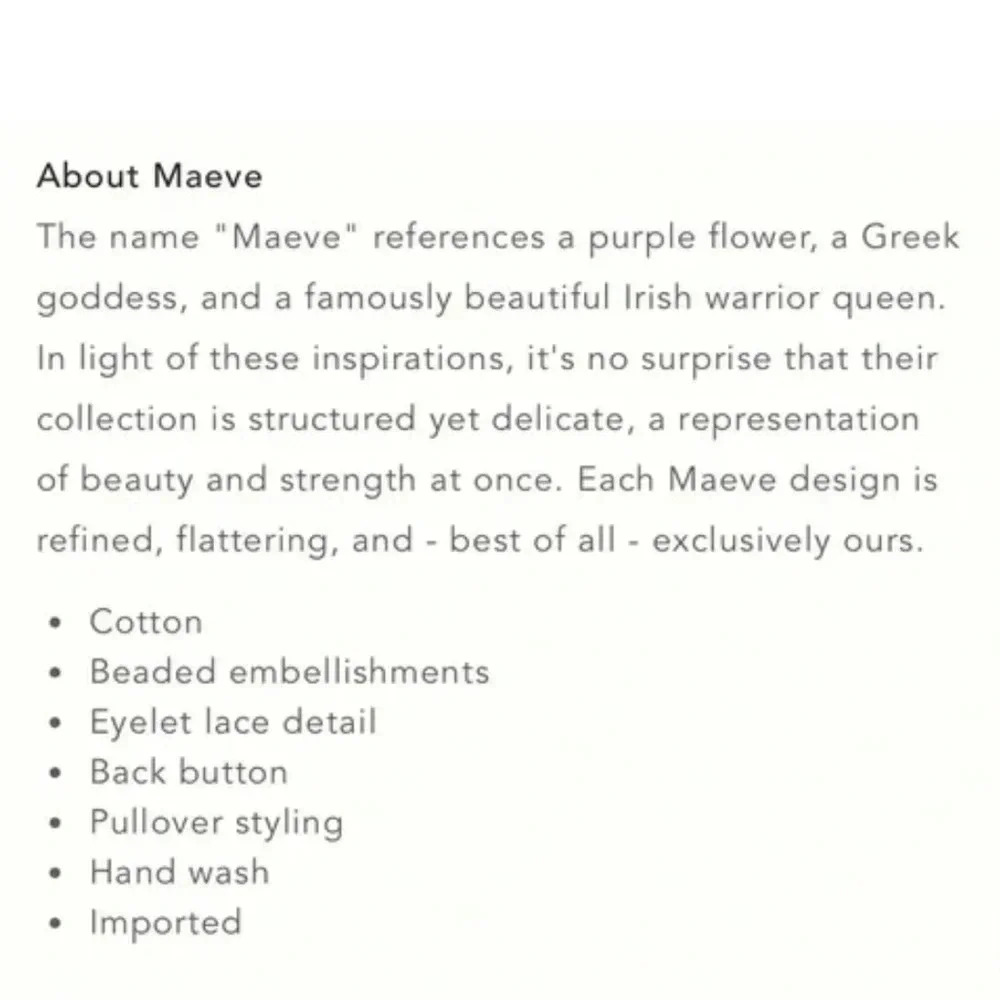Maeve Eyelet Blouse - Picture 5 of 6